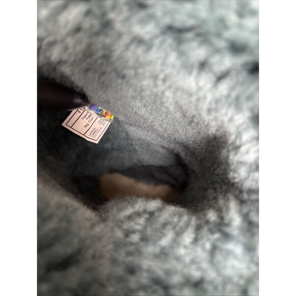 Womens UGG Boots Bailey Button Tall Triplet Teal Suede Boho Festival Rare Color6 - Picture 15 of 16